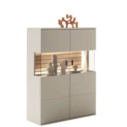 Wohnzimmer Vitrinenschrank Gerrit*Pharao24 Clearance