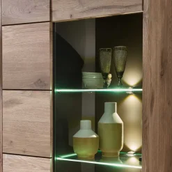 Wohnzimmer Vitrinenschrank Griffin*Pharao24 Sale