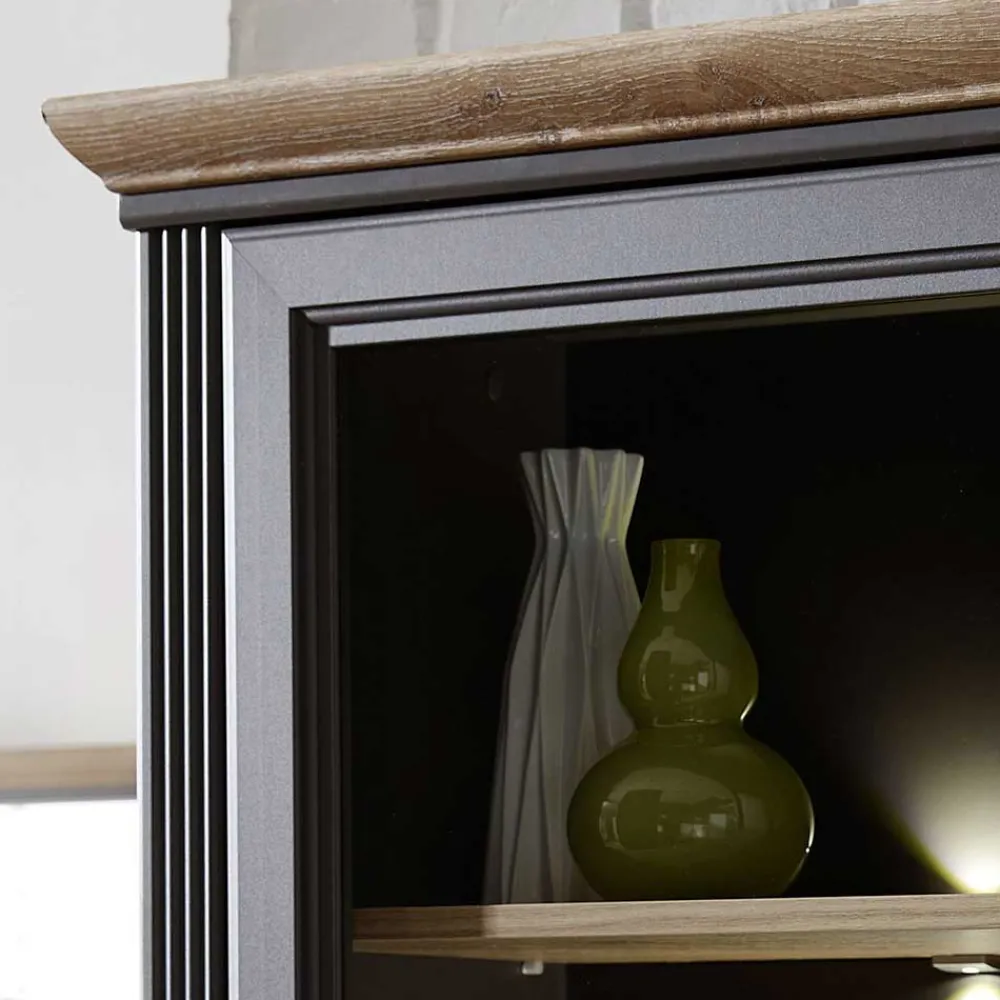 New Wohnzimmer Vitrinenschrank Valgura Wohnzimmervitrinen|Vitrinenschrank