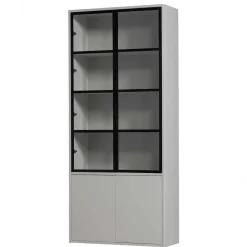 Hot Wohnzimmer Vitrinenschrank Edmonda Massivholzmöbel|Vitrinenschrank