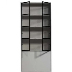 Hot Wohnzimmer Vitrinenschrank Edmonda Massivholzmöbel|Vitrinenschrank