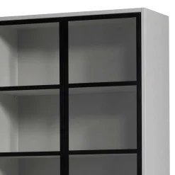 Hot Wohnzimmer Vitrinenschrank Edmonda Massivholzmöbel|Vitrinenschrank