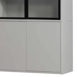 Hot Wohnzimmer Vitrinenschrank Edmonda Massivholzmöbel|Vitrinenschrank