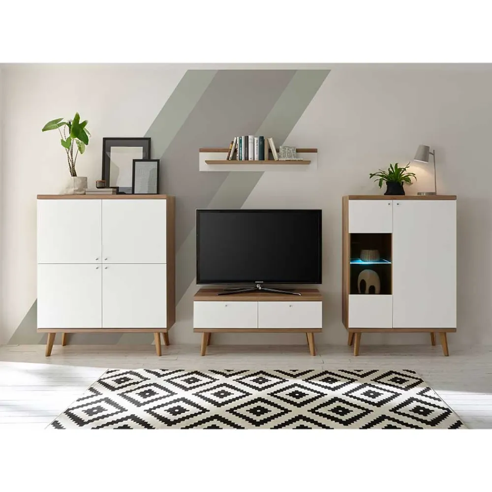 Wohnzimmer Wohnwand Levanca*Pharao24 Clearance