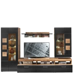 Outlet Wohnzimmeranbauwand Beldar Moderne Wohnwände|Wohnwand 350 Cm