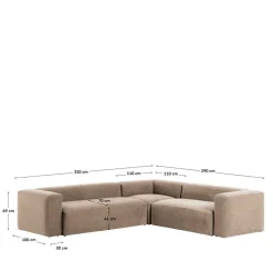 Clearance Wohnzimmercouch Blane Wohnzimmercouch|Wohnlandschaften