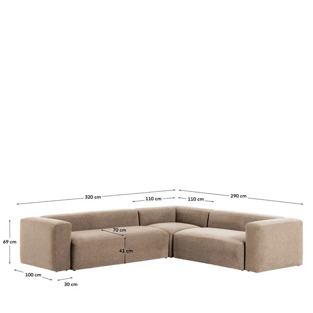 Clearance Wohnzimmercouch Blane Wohnzimmercouch|Wohnlandschaften