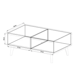 Outlet Wohnzimmermöbel Levanca Massivholz Wohnwände