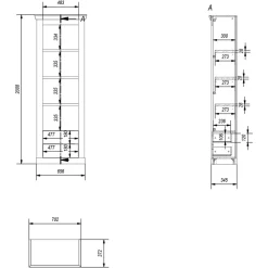 Best Wohnzimmerregal Cellossa Wohnzimmerregale|Standregale