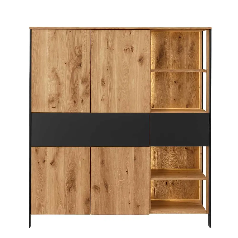 Discount Wohnzimmerschrank Despinia Massivholzmöbel|Wohnzimmerschrank