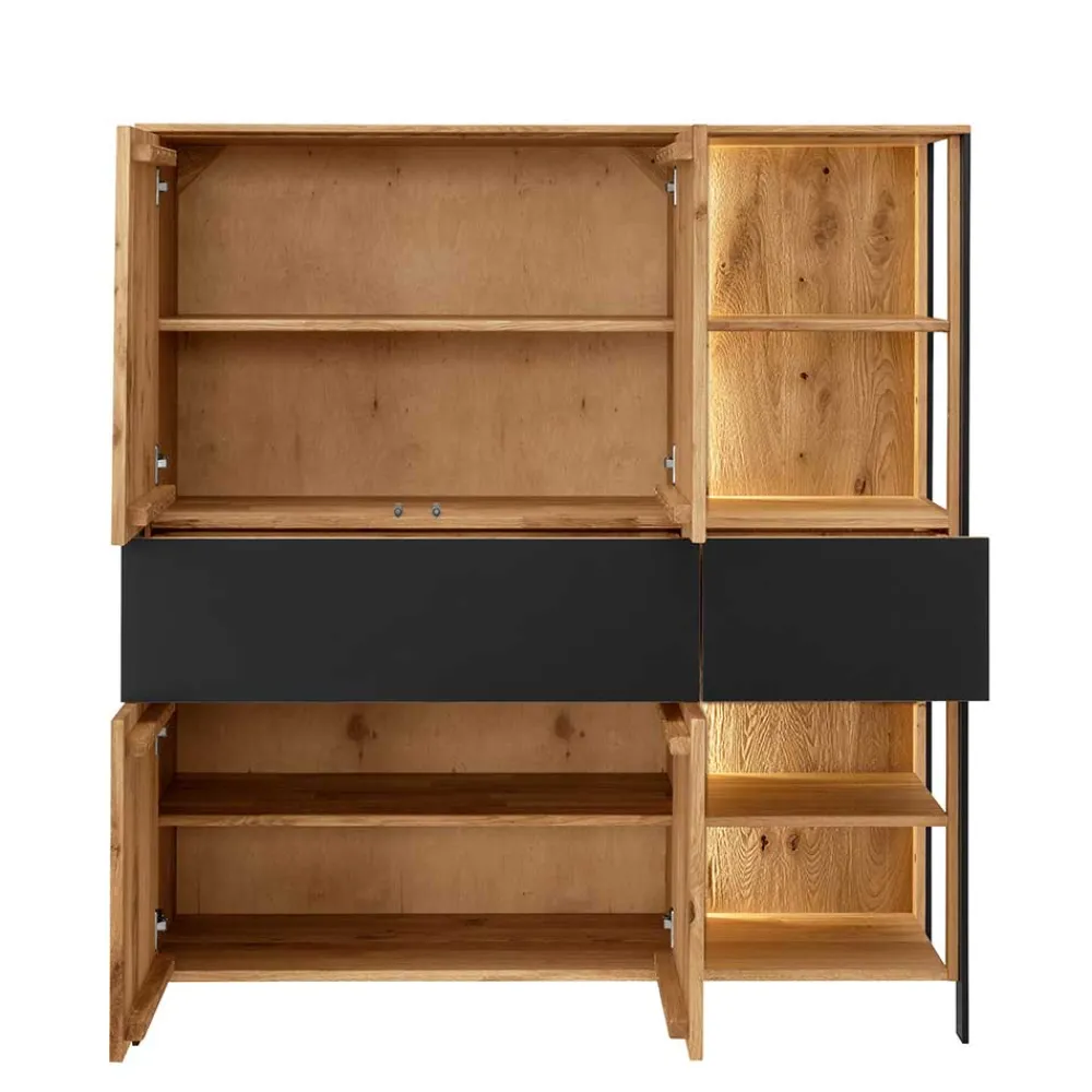 Discount Wohnzimmerschrank Despinia Massivholzmöbel|Wohnzimmerschrank