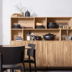 Wohnzimmerschrank mit offenen Fächern Banyo*Pharao24