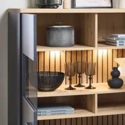 Discount Wohnzimmerschrank Yarisis Wohnzimmervitrinen