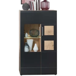 Wohnzimmerschrankwand Beldar*Pharao24 Discount