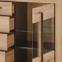 Wohnzimmerschrankwand Cemutra*Pharao24 Online