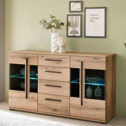 Wohnzimmerschrankwand Cemutra*Pharao24 Online