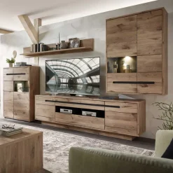 Best Wohnzimmerschrankwand Griffin Moderne Wohnwände