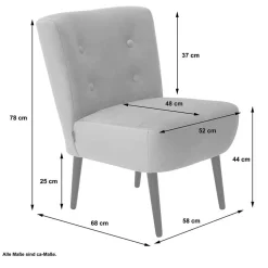 Wohnzimmersessel Nuoro*Pharao24