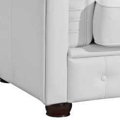 Wohnzimmersessel weiß Leder Jooma*Pharao24 New