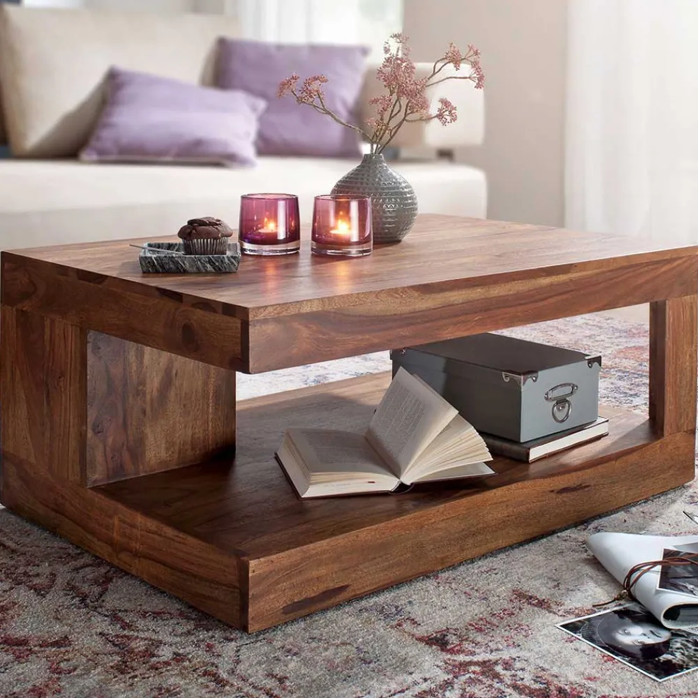 Wohnzimmertisch massiv Cellossa*Pharao24