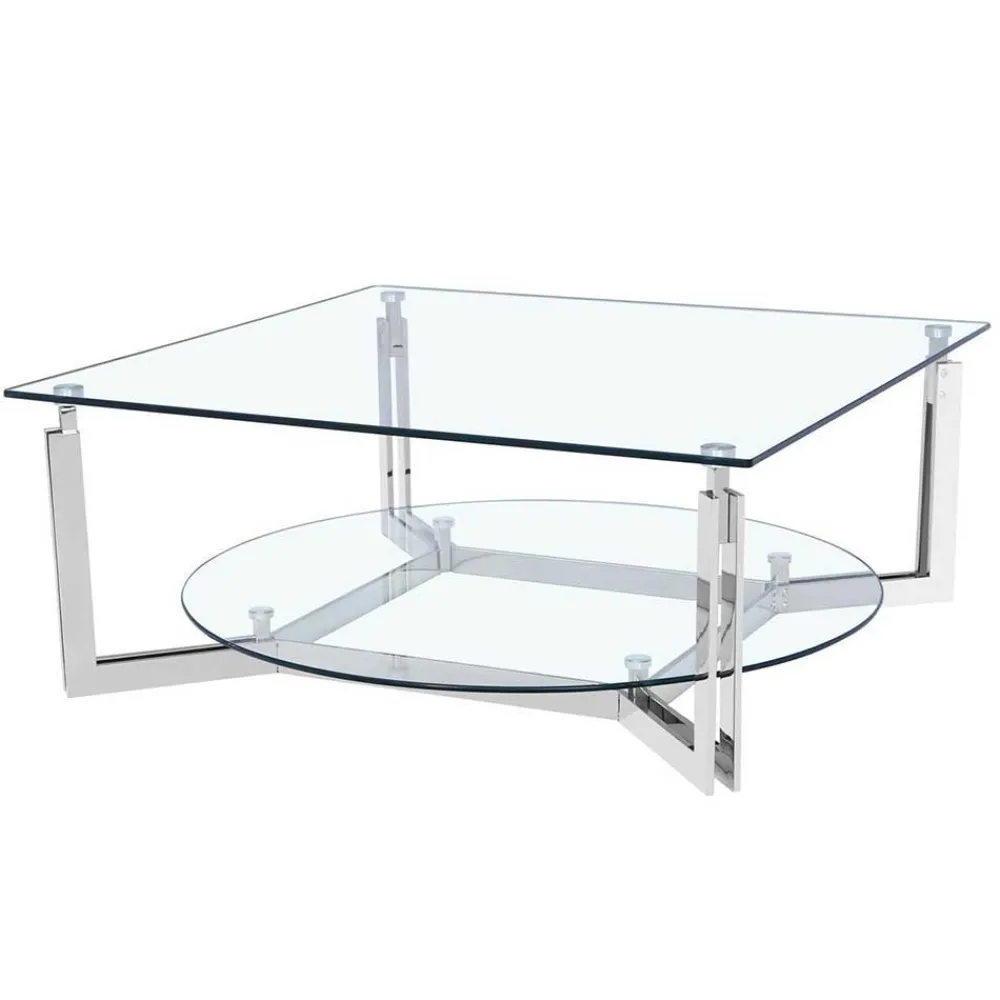 Clearance Wohnzimmertisch Uwida Glastische