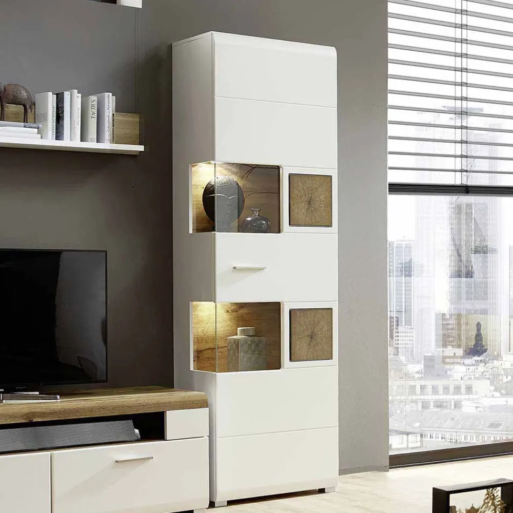 Hot Wohnzimmervitrine Drucana Wohnzimmerschrank|Vitrinenschrank