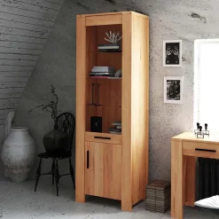 Sale Wohnzimmervitrine Lasmus Wohnzimmerschrank|Massivholz Schränke