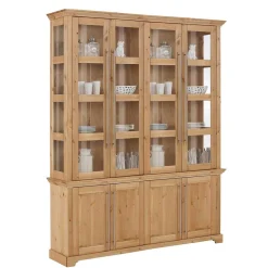 Wohnzimmervitrine Ravzan Wohnzimmerschrank|Massivholz Schränke