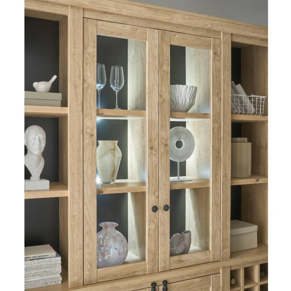 Wohnzimmervitrinenschrank Jennva Vitrinenschrank|Büchervitrinen