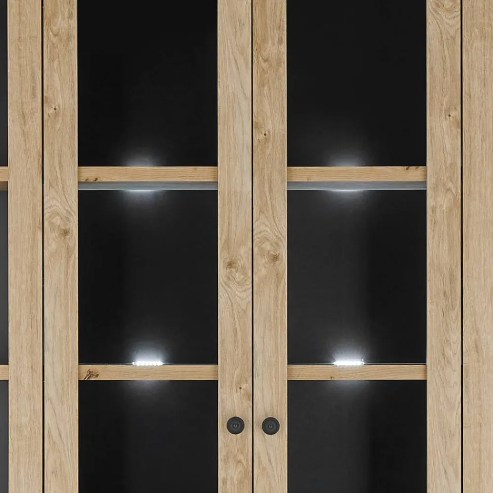 Wohnzimmervitrinenschrank Jennva Vitrinenschrank|Büchervitrinen