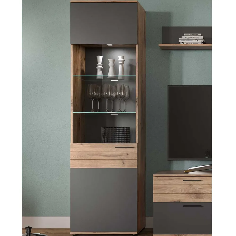 Wohnzimmervitrinenschrank Plestna*Pharao24 Outlet