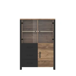Online Wohnzimmervitrinenschrank Zepp Vitrinenschrank|Highboards