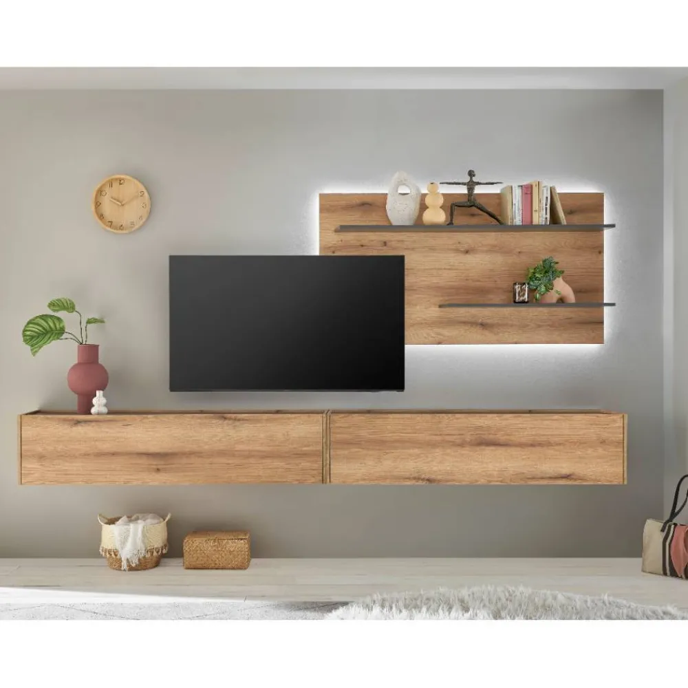 Wohnzimmerwand Castilla*Pharao24 New