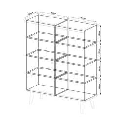 Wohnzimmerwand Modern Levanca*Pharao24 Hot