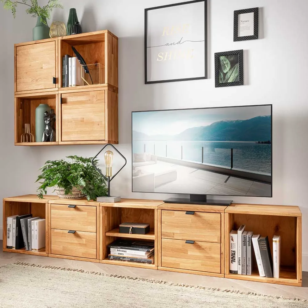 Wohnzimmerwand modern Moore*Pharao24 Discount