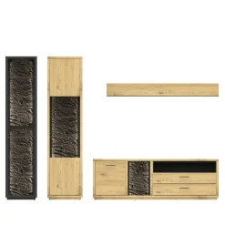 Outlet Wohnzimmerwand modern Ostoro Moderne Wohnwände|Massivholz Wohnwände