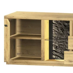 Outlet Wohnzimmerwand modern Ostoro Moderne Wohnwände|Massivholz Wohnwände