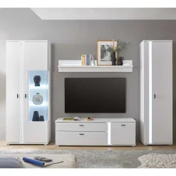 Wohnzimmerwand weiss Constantin*Pharao24 Discount