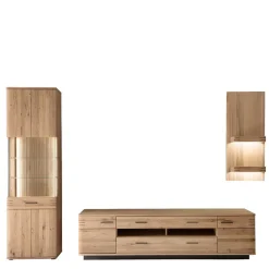 Sale Wohnzimmerwand Wupnia Wohnwand 250 Cm|Massivholz Wohnwände