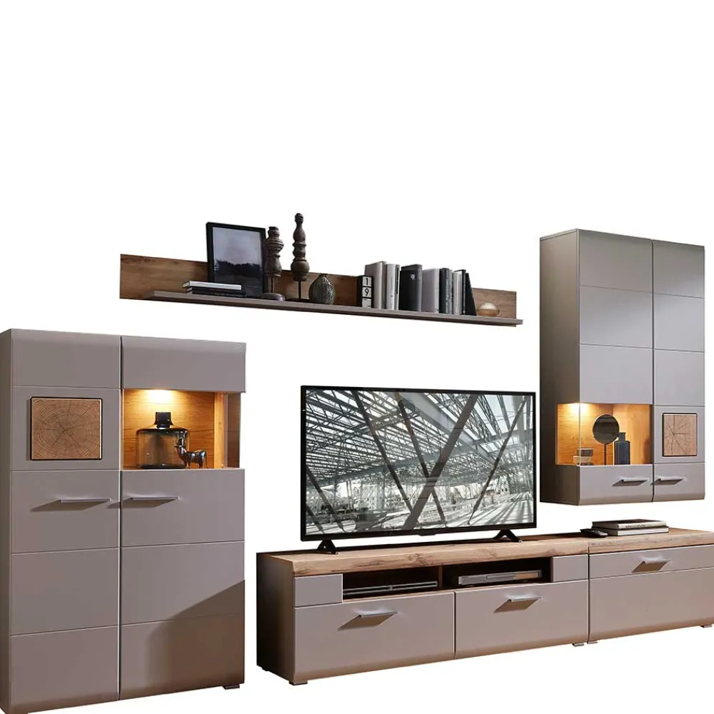 Wohnzimmerwohnwand Accadira*Pharao24