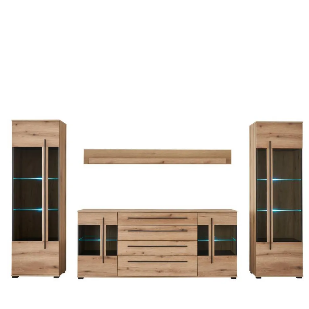 Wohnzimmerwohnwand Cemutra*Pharao24 Online