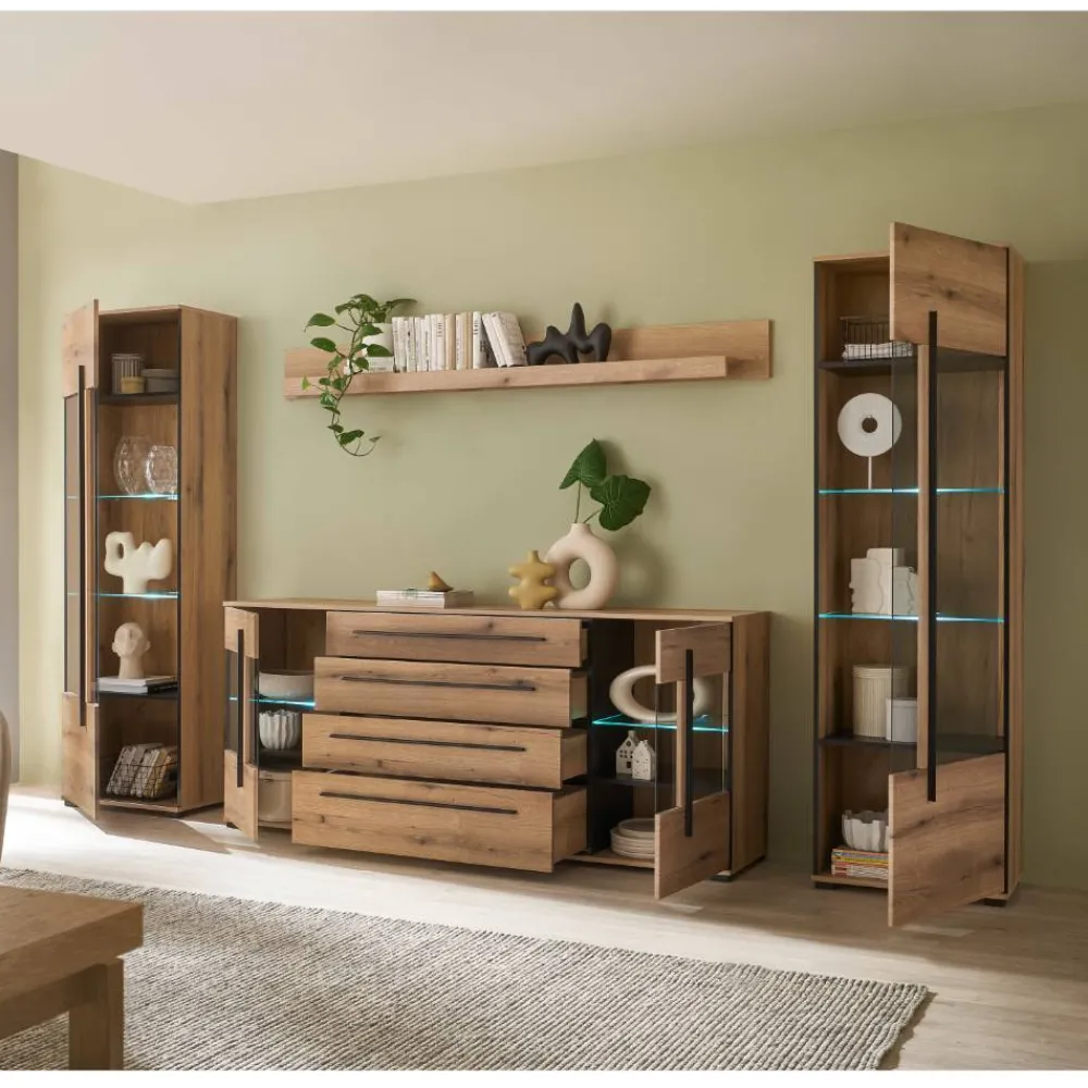 Wohnzimmerwohnwand Cemutra*Pharao24 Online