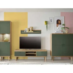 Wohnzimmerwohnwand Lora*Pharao24 Outlet