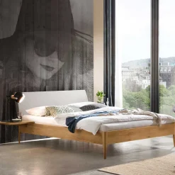 Discount 140x200 Bett Wildeiche Broziano Doppelbetten|Massivholzbetten