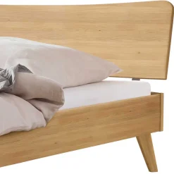 Online 140x200 cm Holzbett Cemzaja Doppelbetten|Massivholzbetten