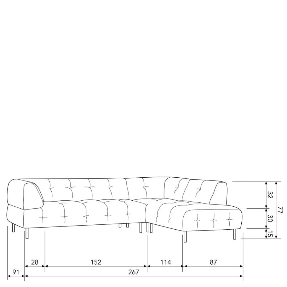 New XL Eckcouch Barbua Polstermöbel|Wohnzimmercouch