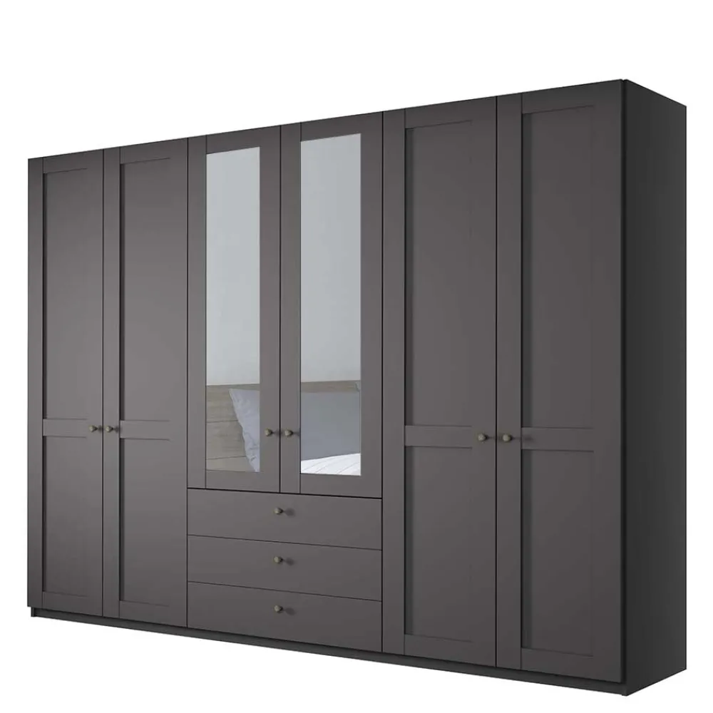 XL Kleiderschrank mit Spiegeln Hierro*Pharao24 New