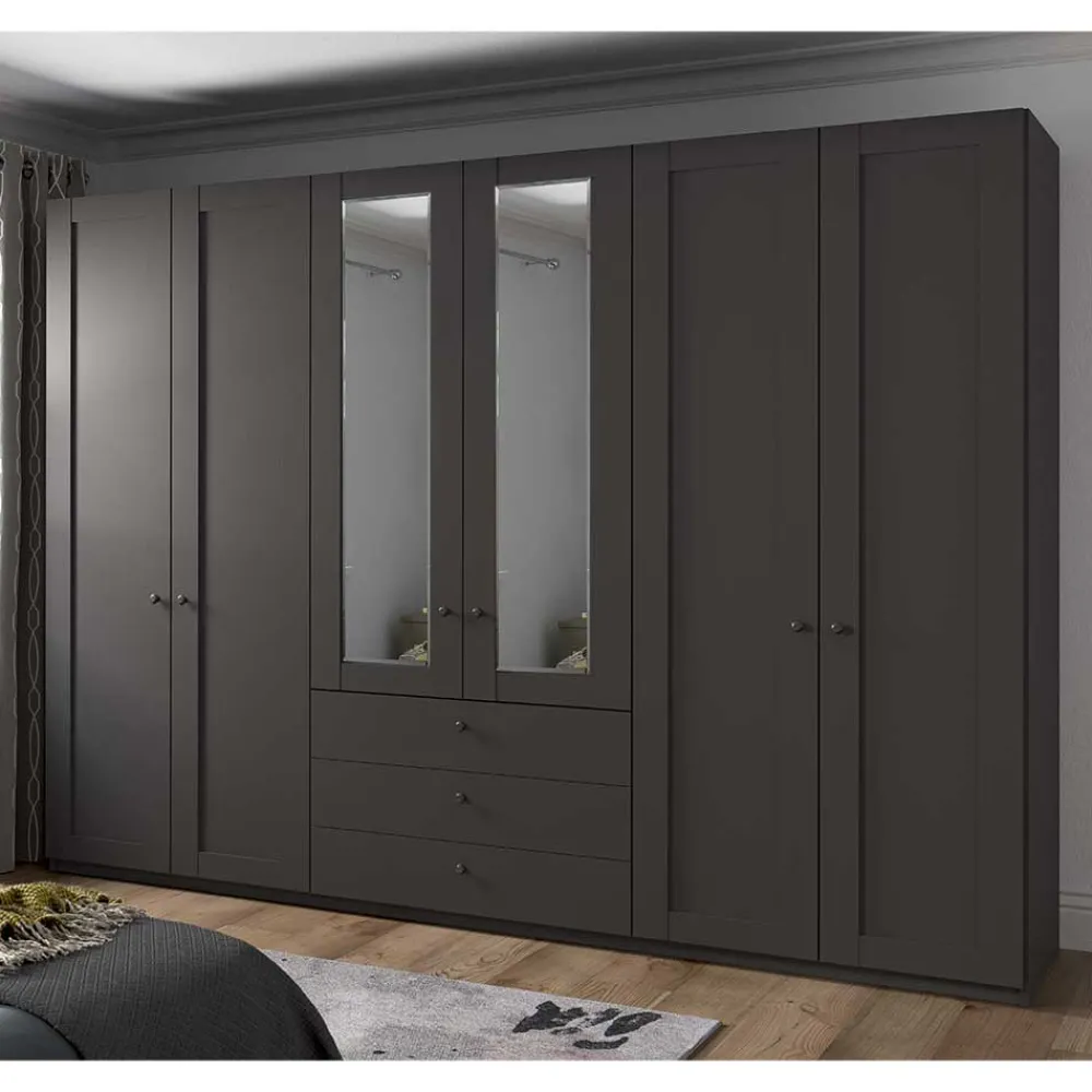 XL Kleiderschrank mit Spiegeln Hierro*Pharao24 New