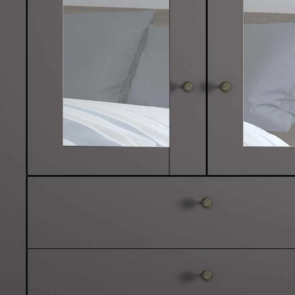 XL Kleiderschrank mit Spiegeln Hierro*Pharao24 New