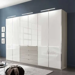 New XXL Drehtürenkleiderschrank Xarina Drehtürenschränke